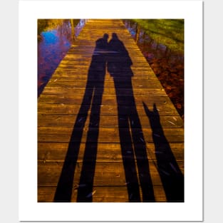 Romantic love,  landscape photography lakeview Posters and Art